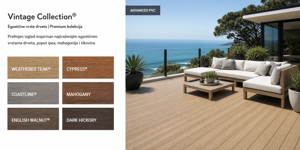 TimberTech Advanced PVC Vintage Collection deking